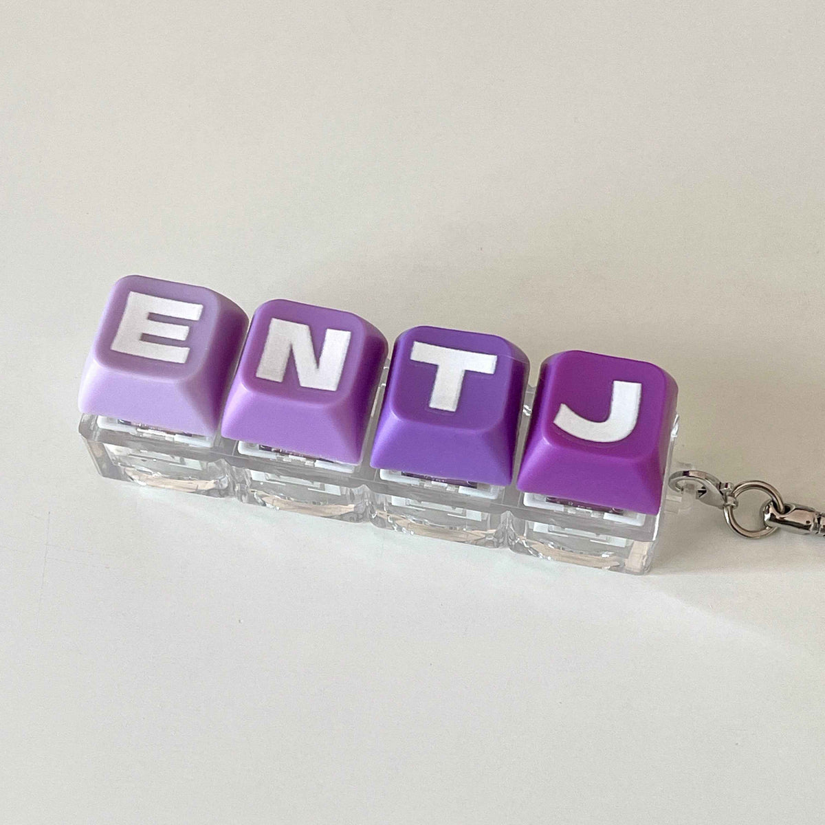Personalized 16 Personalities Type Keychain - Custom 4-Key