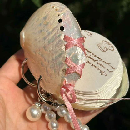 Abalone Shell Journal: Mermaid Aesthetic Mini Diary